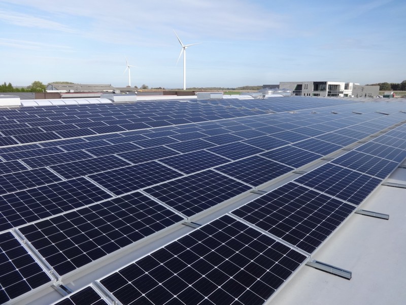 Brasserie de Chimay : panneaux photovoltaïques 