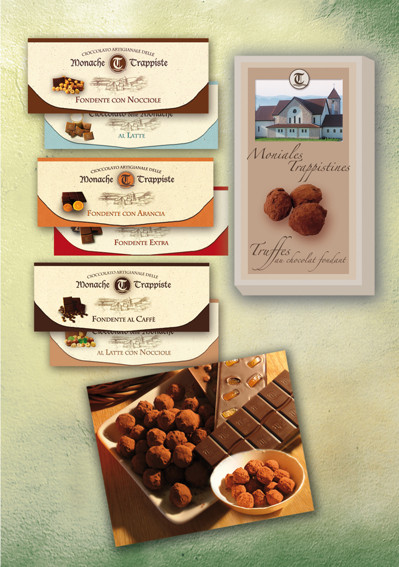 Le cioccolate e i cioccolatini tartufi delle monache trappiste di Klášter Naší Paní nad Vltavou 